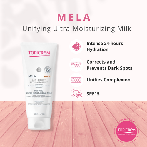 Topicrem Mela Unifying Ultra-Moisturizing Milk(200ml)