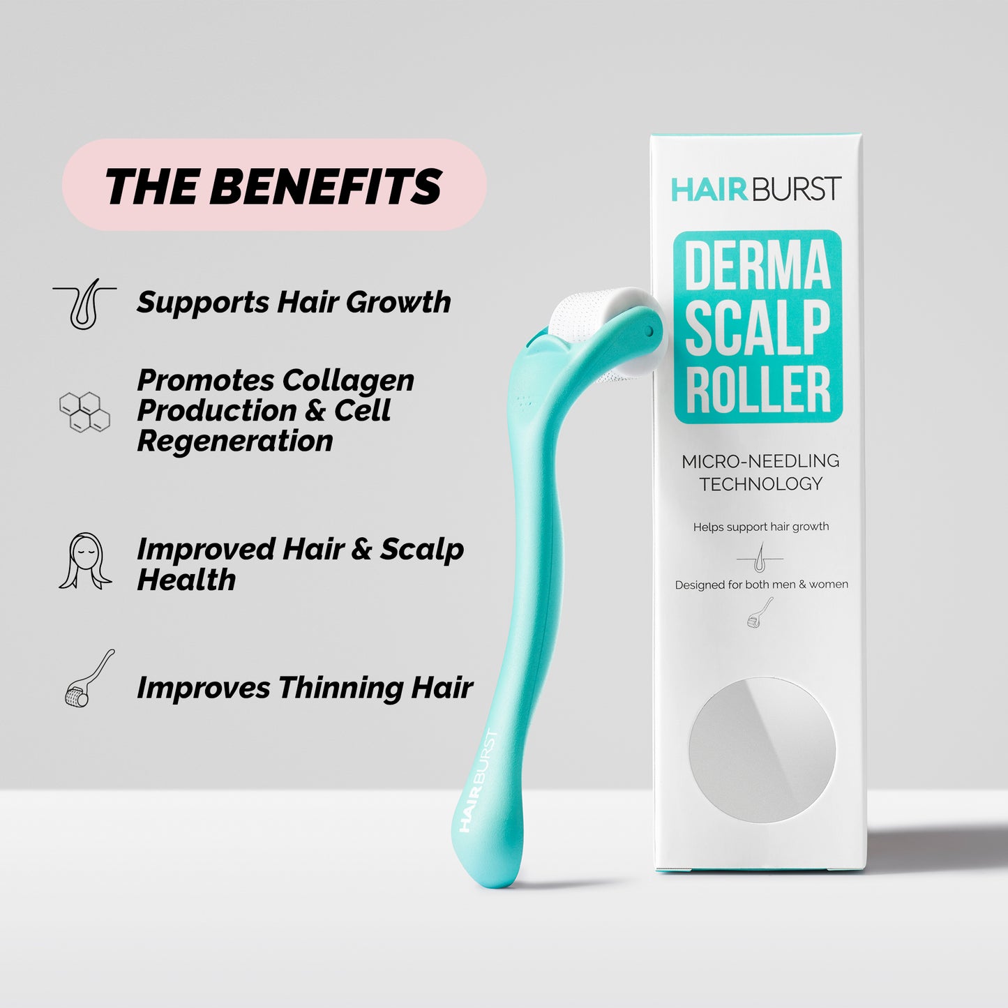 Hairburst Microneedling Derma Scalp Roller