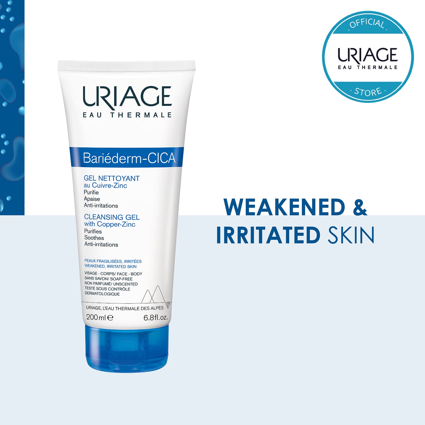 Uriage Bariederm Cleansing Cica-Gel