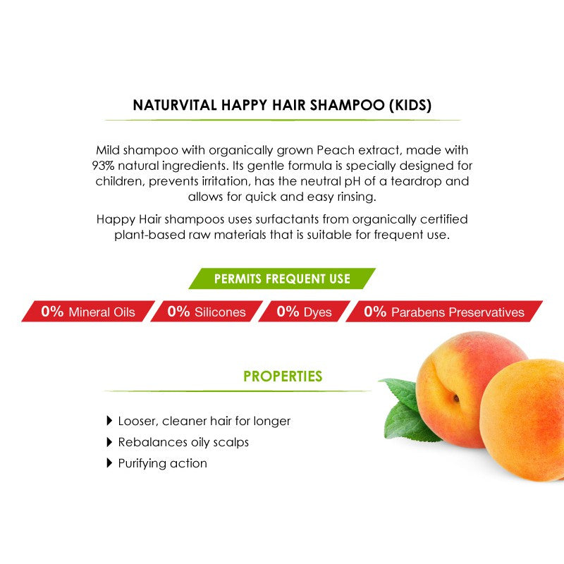 [BUNDLE OF 2] NaturVital Happy Hair Shampoo (2 x 300ml)