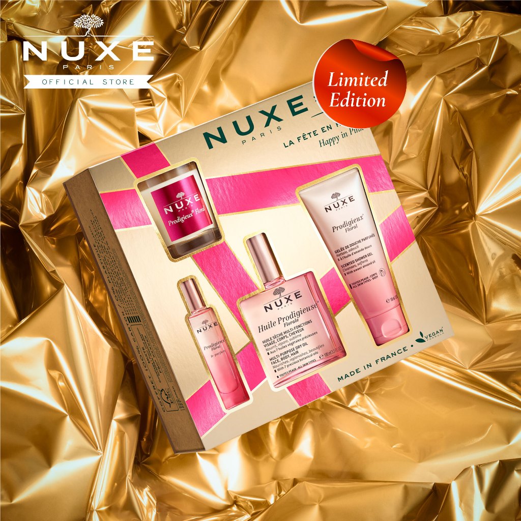 Nuxe Happy in Pink Huile Prodigieuse®  Florale Set