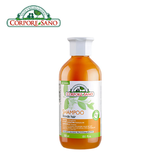 Corpore Sano Henna Hair Shampoo - Blonde 300ml (Exp. Sep 2025)