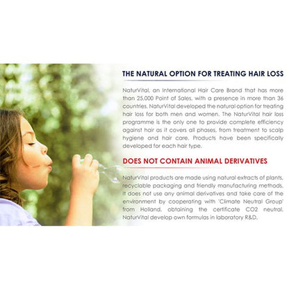 NaturVital Hair Loss Shampoo - Normal Hair , 100ml