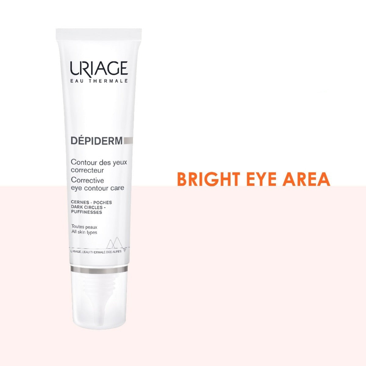 Uriage Depiderm Corrective Eye Contour Care 15ml for Dark Circles, Puffiness