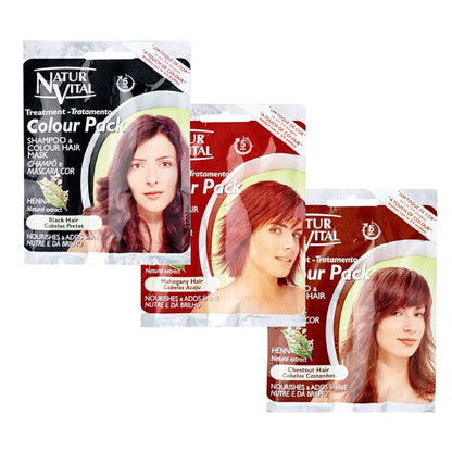 NaturVital Henna Shampoo + Mask (10ml + 10ml)