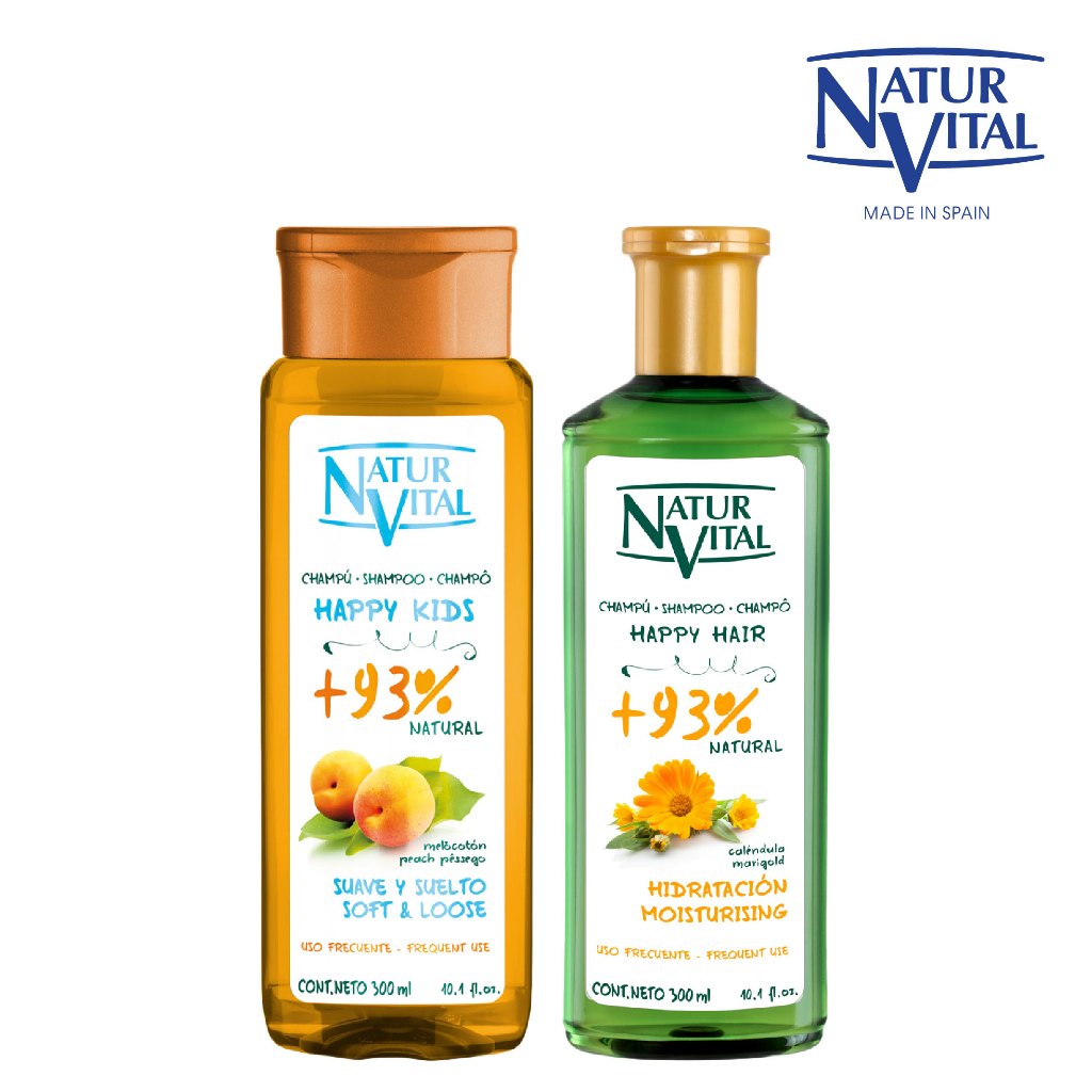 [BUNDLE OF 2] NaturVital Happy Hair Shampoo (2 x 300ml)
