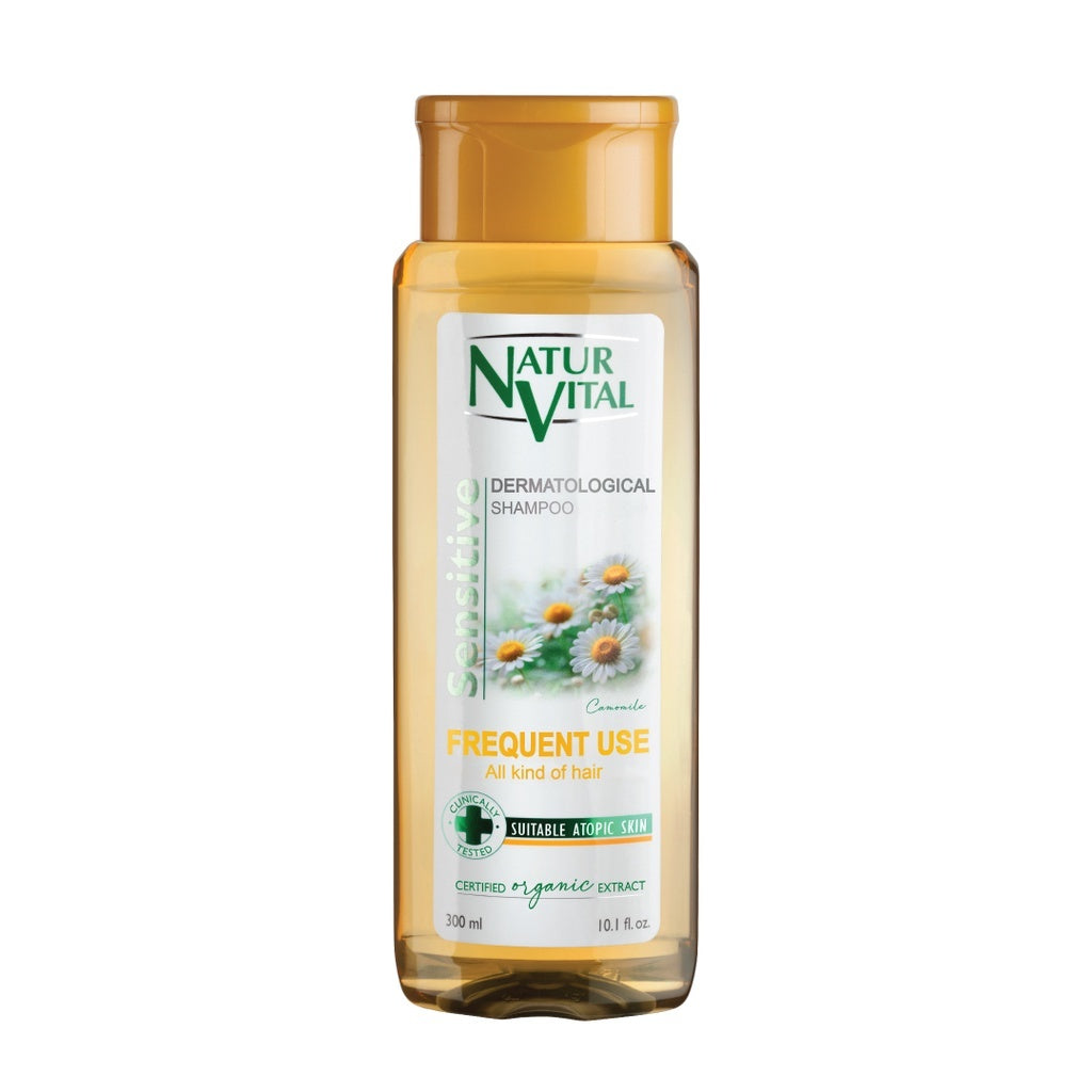 NaturVital Sensitive Frequent Use Shampoo - Chamomile (300ml)