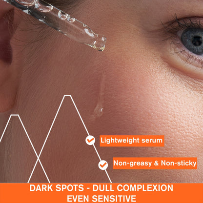 Uriage Depiderm Anti-dark Spot Brightening Booster Serum 30ml for Dark Spots, Dull Complexion