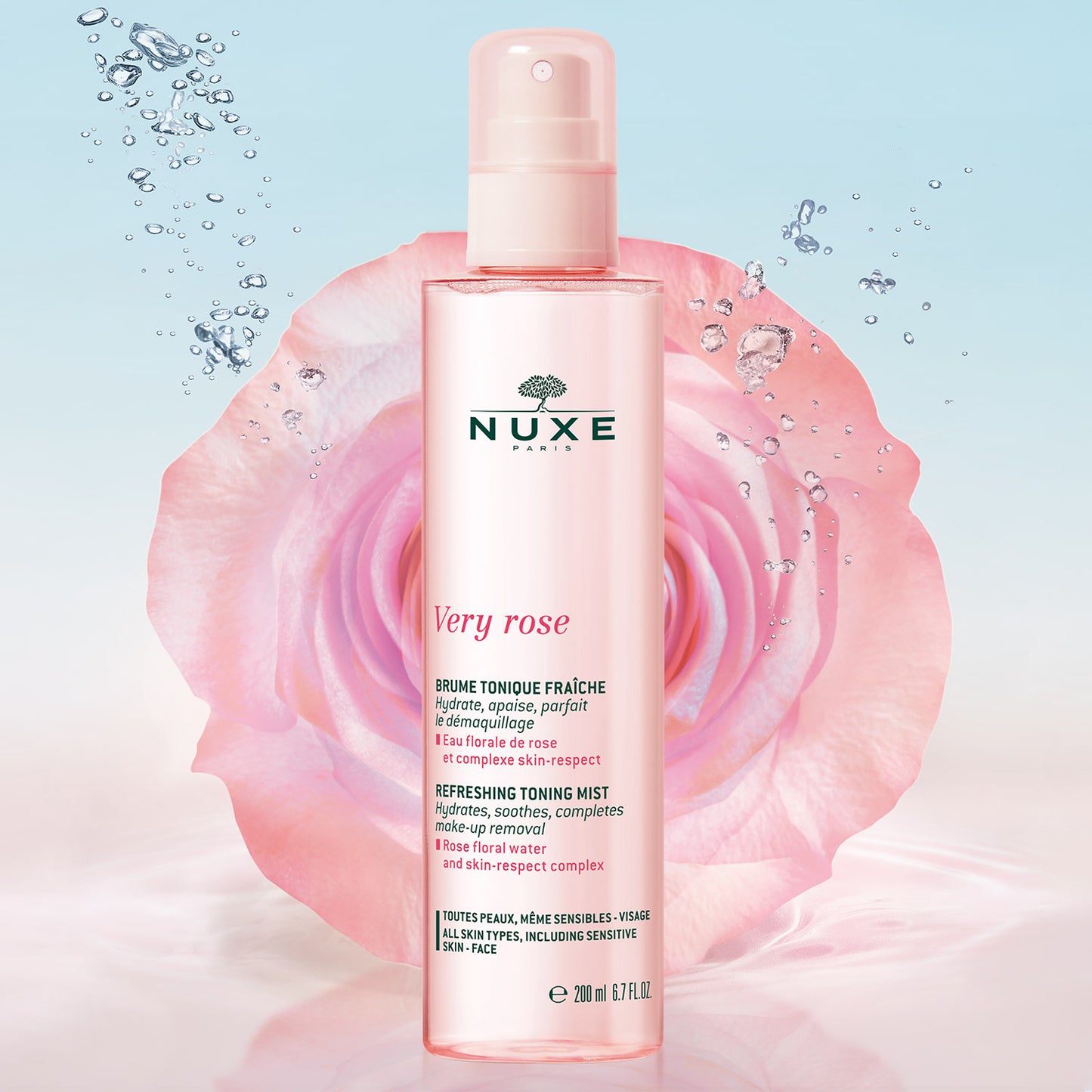 NUXE Very Rose Cleansing Tonic Mist (200ml)