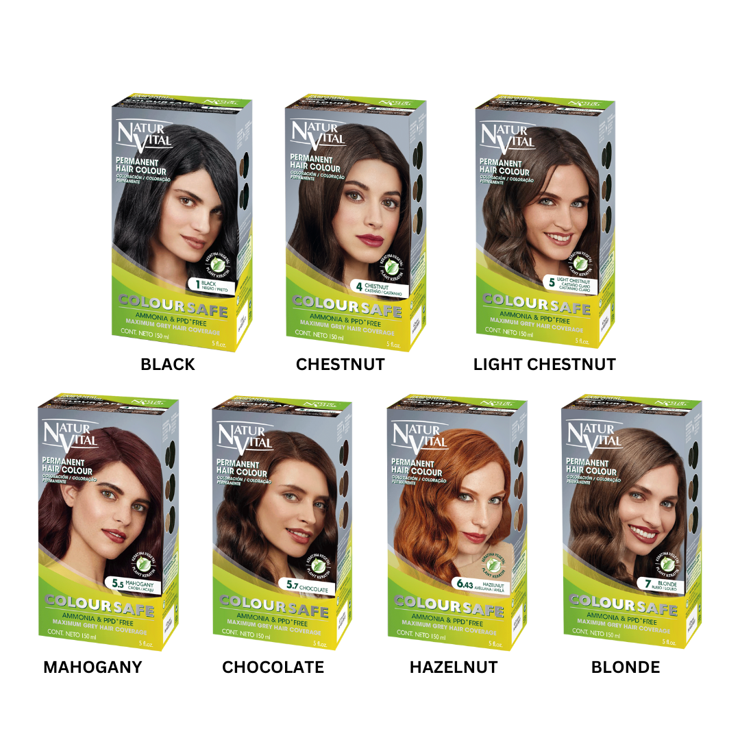 NaturVital ColourSafe Permanent Hair Dye - Mahogany (5.5)