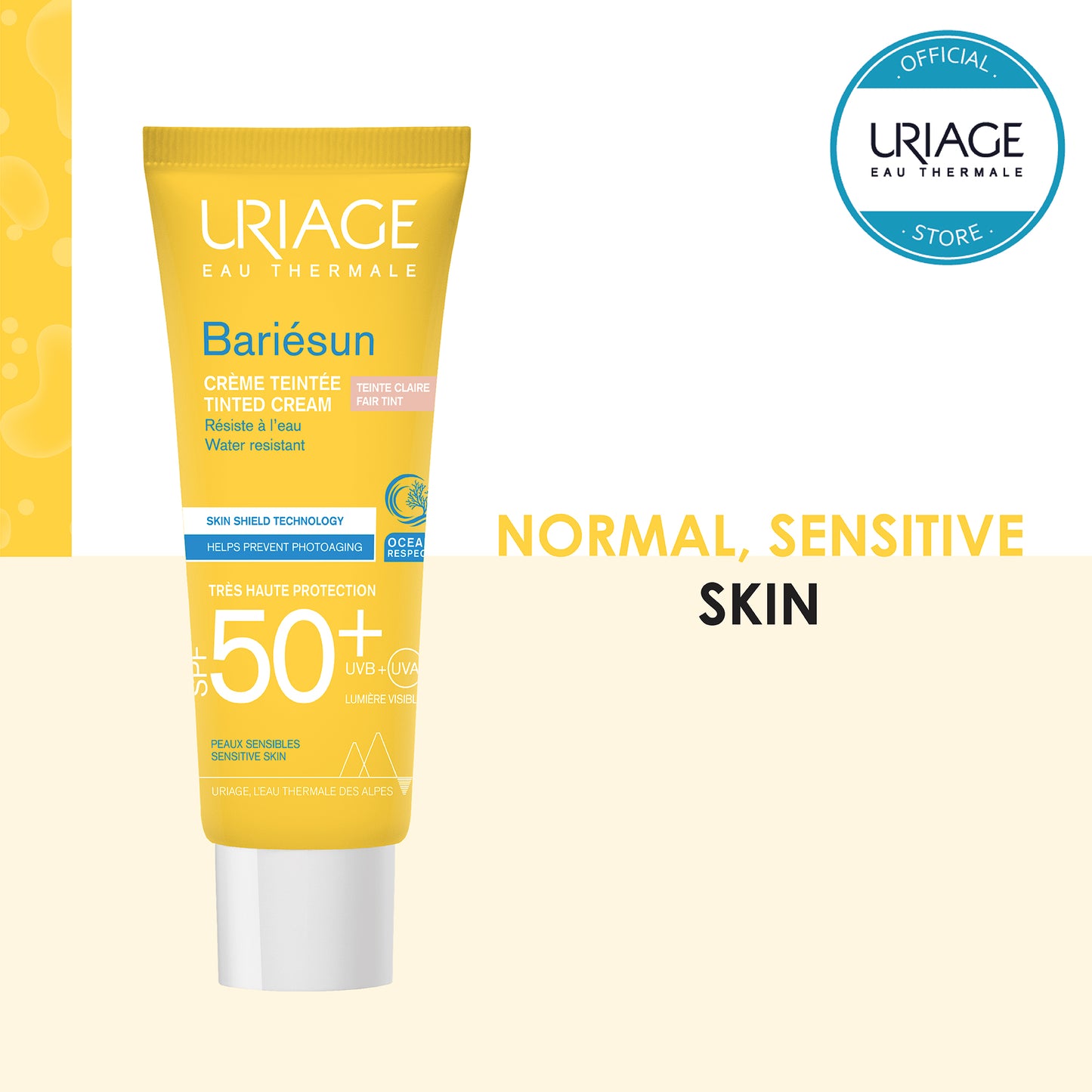 Uriage Bariesun Fair Tinted Cream SPF50+ 50ml
